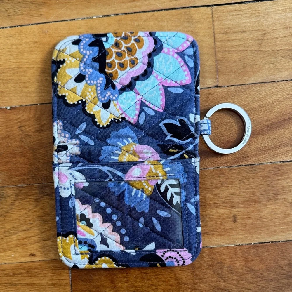 Vera Bradley Floral Wallet with Keyring - Picture 4 of 4